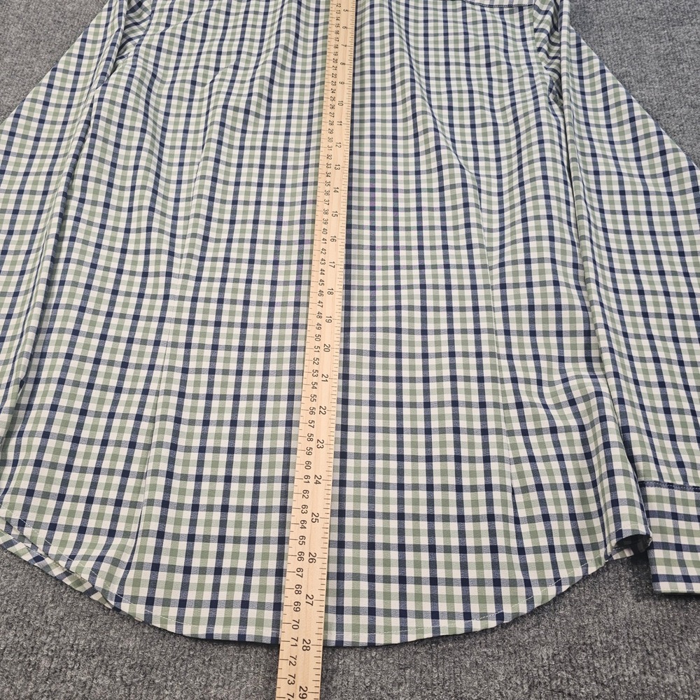 Mizzen+Main Leeward Trim Fit No Tuck Shirt Mens Small Gingham 1WS-0887 - Picture 8 of 10